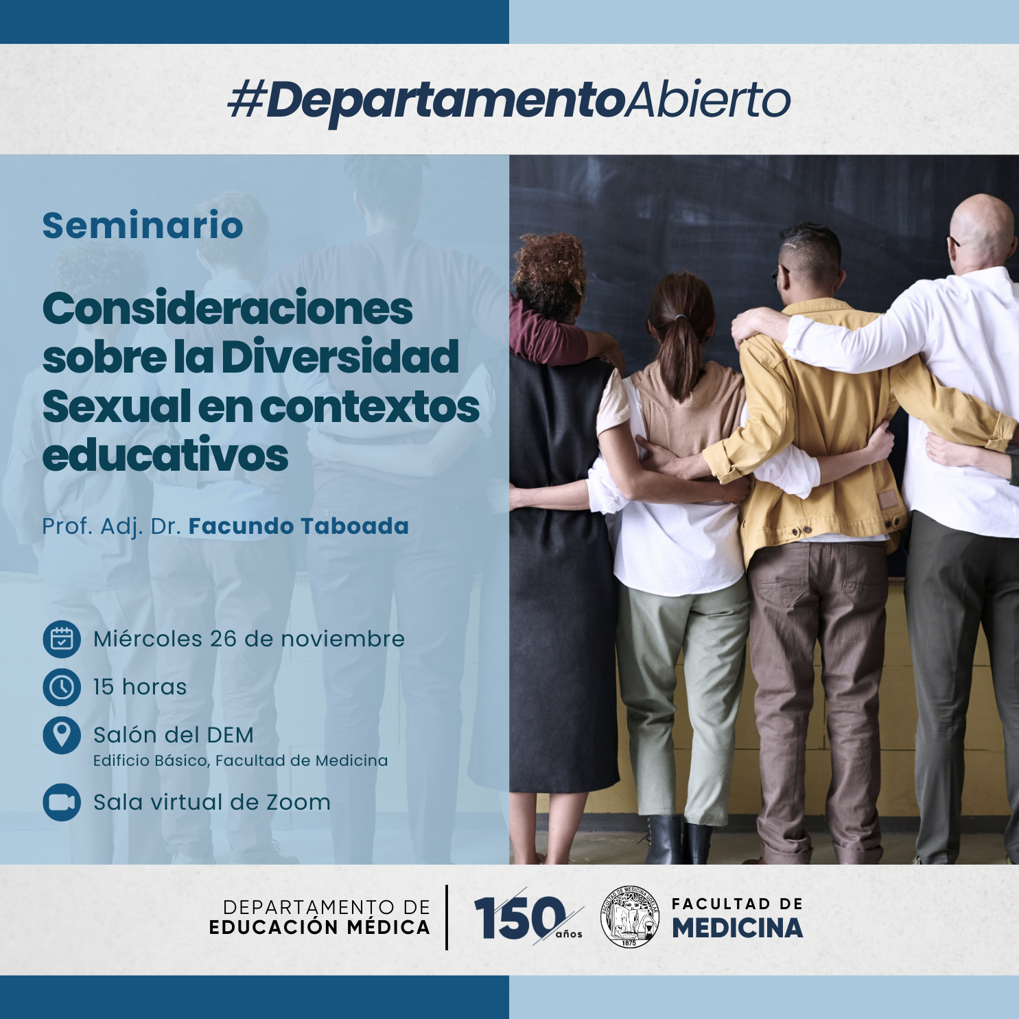 26 de noviembre de 2025 - Consideraciones sobre la diversidad sexual en contextos educativos